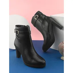 The Roadster Lifestyle Co Women Casual Block-Heeled Regular Boots