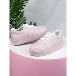 The Roadster Lifestyle Co Women Casual Lace-Up Sneakers
