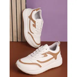 The Roadster Lifestyle Co Women Colorblocked Casual Lace Ups Sneakers