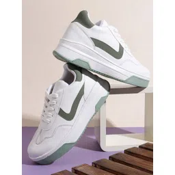 The Roadster Lifestyle Co Women Colorblocked Lace-Up Casual Sneakers