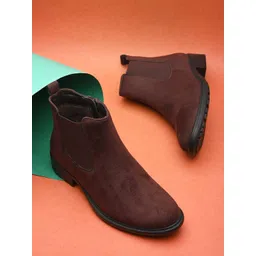 The Roadster Lifestyle Co. Women Heeled Mid-Top Lightweight Chelsea Boots