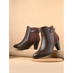 The Roadster Lifestyle Co Women Mid Top Pointed Toe Boots