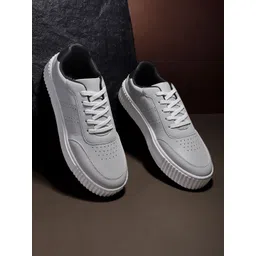 The Roadster Lifestyle Co. Women Perforated Round-Toe Everyday Sneakers