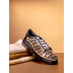 The Saree Sneakers Women Textured Sneakers