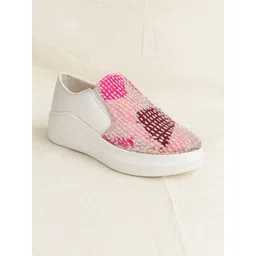 The Saree Sneakers Women Textured Sneakers