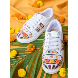 The Saree Sneakers Women's Multicolor Sneakers