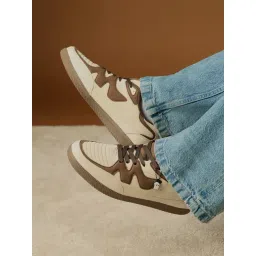 The Souled Store Kanso V2 - Beige Men's Low Top Sneakers