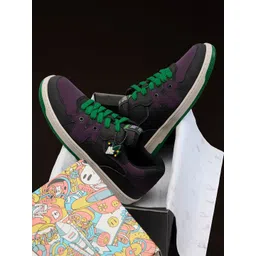 The Souled Store Men Joker Printed Lightweight PU Sneakers