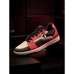 The Souled Store Men Marvel Printed PU Sneakers