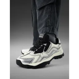 The Souled Store Men's Pathfinder Grey Casual Sneakers