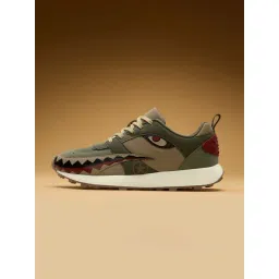 The Souled Store Men's TSS Originals Green Casual Sneakers