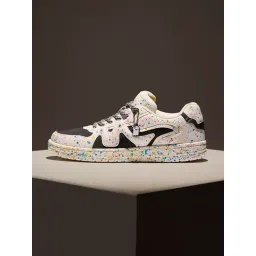 The Souled Store Men's Urban Blaze Splatter Casual Sneakers