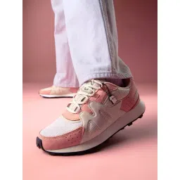 The Souled Store Women's Gelato Rose Casual Sneakers