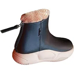 The Style Sutra Women's Winter Snow Boot Soft Plush Thick Soled for Climbing Fishing Outdoor 40 Black|Clothing Shoes & Accessories | Womens Shoes | Boots|Pair Ofsnow Boots