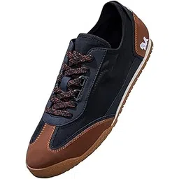 The Urban Ease Sneakers for Men | Lightweight Canvas with Vegan Suede & Nylon Upper | Breathable, Flexible & Cushioned Everyday Footwear