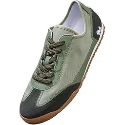 The Urban Ease Sneakers for Men | Lightweight Canvas with Vegan Suede & Nylon Upper | Breathable, Flexible & Cushioned Everyday Footwear