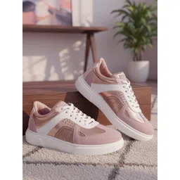 THE WHITE POLE Women Colourblocked Sneakers