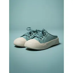 Theater Elves Women Colourblocked Round Toe Memory Foam Lace Ups Sneakers