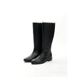 Theater Women Casual Block-Heeled Winter Boots