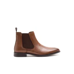 THOMAS CRICK Men's Tan Chelsea Boots