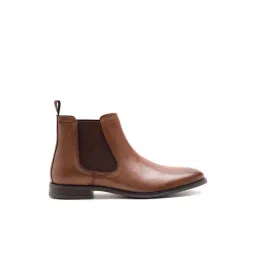 THOMAS CRICK Men's Tan Chelsea Boots