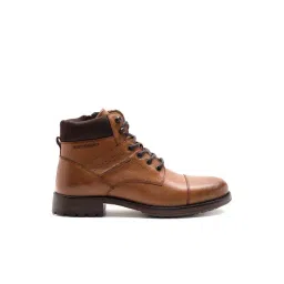 THOMAS CRICK Men's Tan Derby Boots