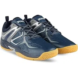 Tokyo Badminton Shoes for Men & Women | Sports Shoes for Badminton/Lawn Tennis/Squash/Table Tennis| Phylon Sole, Non Marking Rubber Outsole & PU Upper