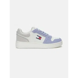 Tommy Hilfiger Colorblock Blue Suede Sneakers