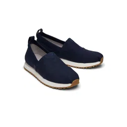 TOMS Men Contrast Sole Canvas Slip-On Sneakers