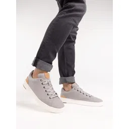 TOMS Men Grey TRVL LITE 2.0 Low Canvas Sneakers