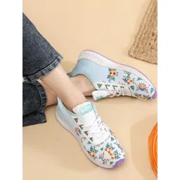 TOMSY CHOICE Women Mesh Lace-Ups Sports Shoes