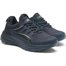 Toofan-09 Men’s Running Shoes with Airy Mesh Upper, Cushioned Soft Insole & Bouncy EVA Sole | Lightweight Sports Shoe for Boys with Walking Use