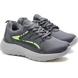 Toofan-09 Men’s Running Shoes with Airy Mesh Upper, Cushioned Soft Insole & Bouncy EVA Sole | Lightweight Sports Shoe for Boys with Walking Use