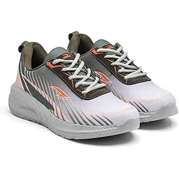 Toofan-10 Men's Lightweight Running Shoes | Breathable Knit Mesh | Cloud Memory Foam Insole | Non-Slip TPR Grip Sole | Ideal for Walking, Gym, and Sports