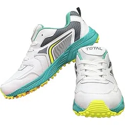 Total Vintage 24 Rubber Spikes Cricket Shoes - Enhanced Grip and Comfort