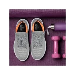 TPENT Men Anti Odour Mesh Non-Marking Running Shoes