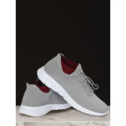TPENT Men Antibacterial Woven Design Sneakers