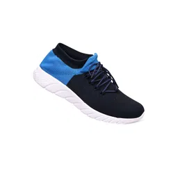TPENT Men Black Colourblocked Sneakers
