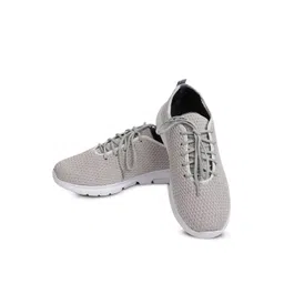 TPENT Men Mesh Running Non-Marking Anti-Odour Lace-Up Shoes