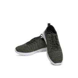 TPENT Men Mesh Running Non-Marking Anti-Odour Lace-Up Shoes