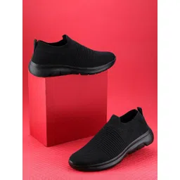 TPENT Men Mesh Running Non-Marking Shoes