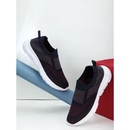 TPENT Men Mesh Running Non-Marking Shoes