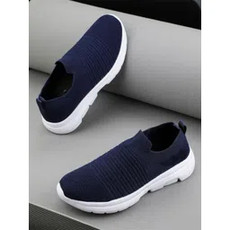 TPENT Men Mesh Running Non-Marking Shoes