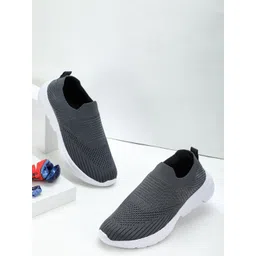 TPENT Men Mesh Running Non-Marking Shoes