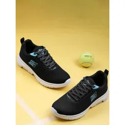 TPENT Men Mesh Walking Non-Marking Shoes