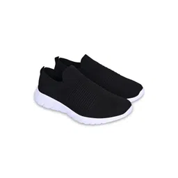 TPENT Men Textured Breathable Lightweight Slip-On Walking Sneakers