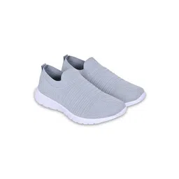 TPENT Men Textured Lightweight Walking Slip-On Sneakers