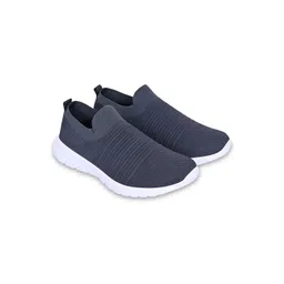 TPENT Men Textured Lightweight Walking Slip-On Sneakers