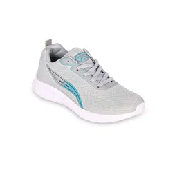 TPENT Men Textured Memory Foam Lace-Up Running Shoes