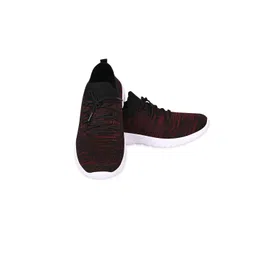 TPENT Men Woven Design Mesh Slip-On Sneakers